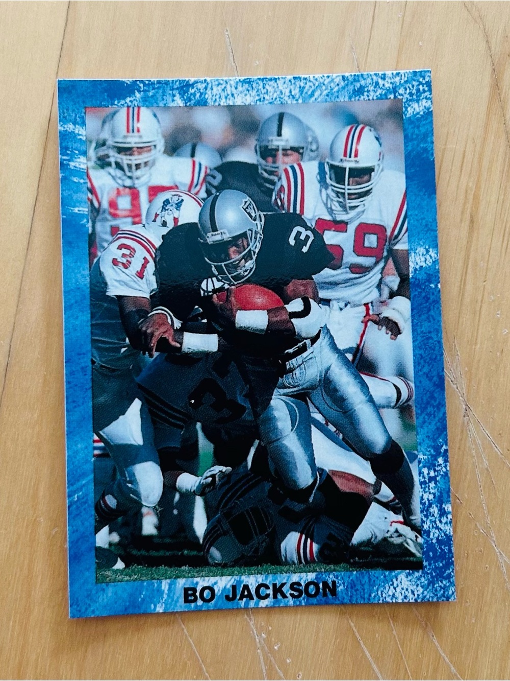 Bo Jackson Los Angeles Raiders NFL Collector’s Card